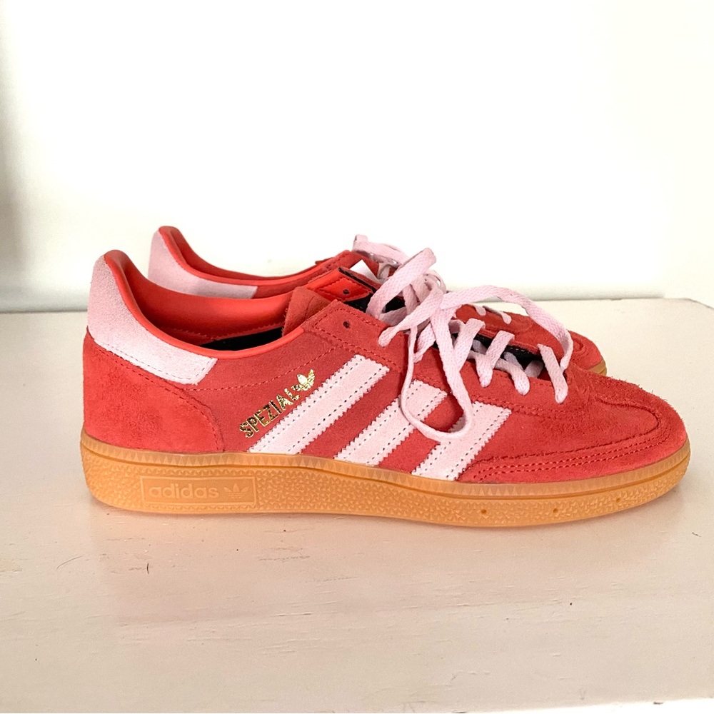 Adidas Handball Spezial Red and Pink Shoes